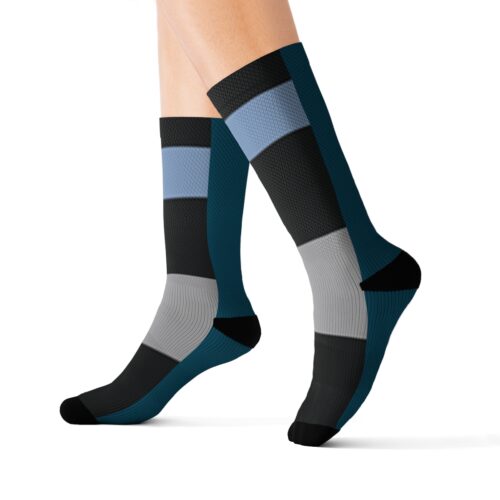 GMP Blue Strpes Sublimation Socks for Men, Women & Teens
