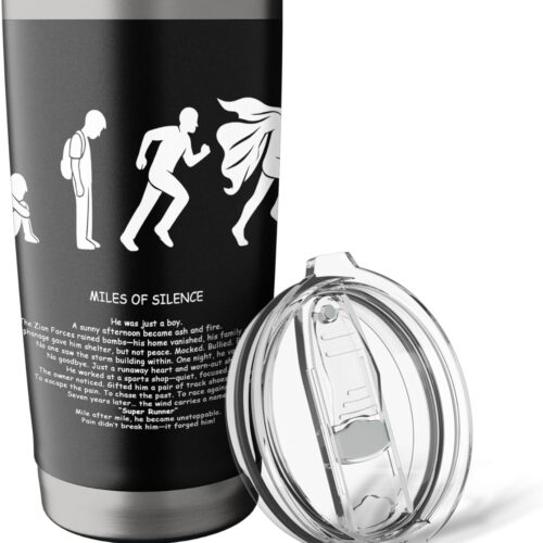 Super Runner - Manga-Inspired Stainless Steel Insulated Tumbler | A GMP Brand Product | Developed by Merch by Amazon