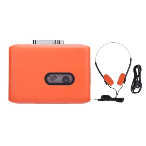 Orange Cassette Player