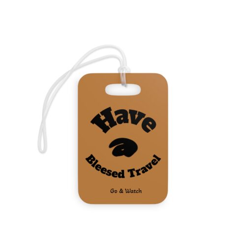 GMP Have a Blessed Travel-Inspired Luggage Tags Inspirational Travel Accessories, Perfect Gifts for Adventurers Vacation Essentials