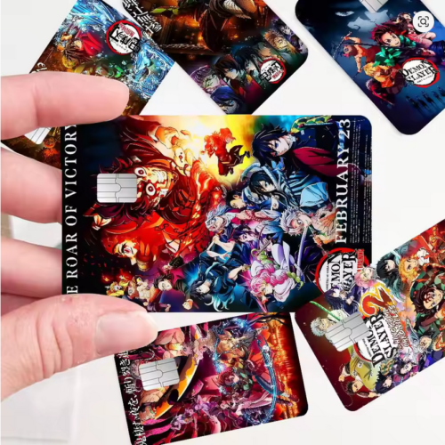 Demon Slayer Debit Credit Card Stickers