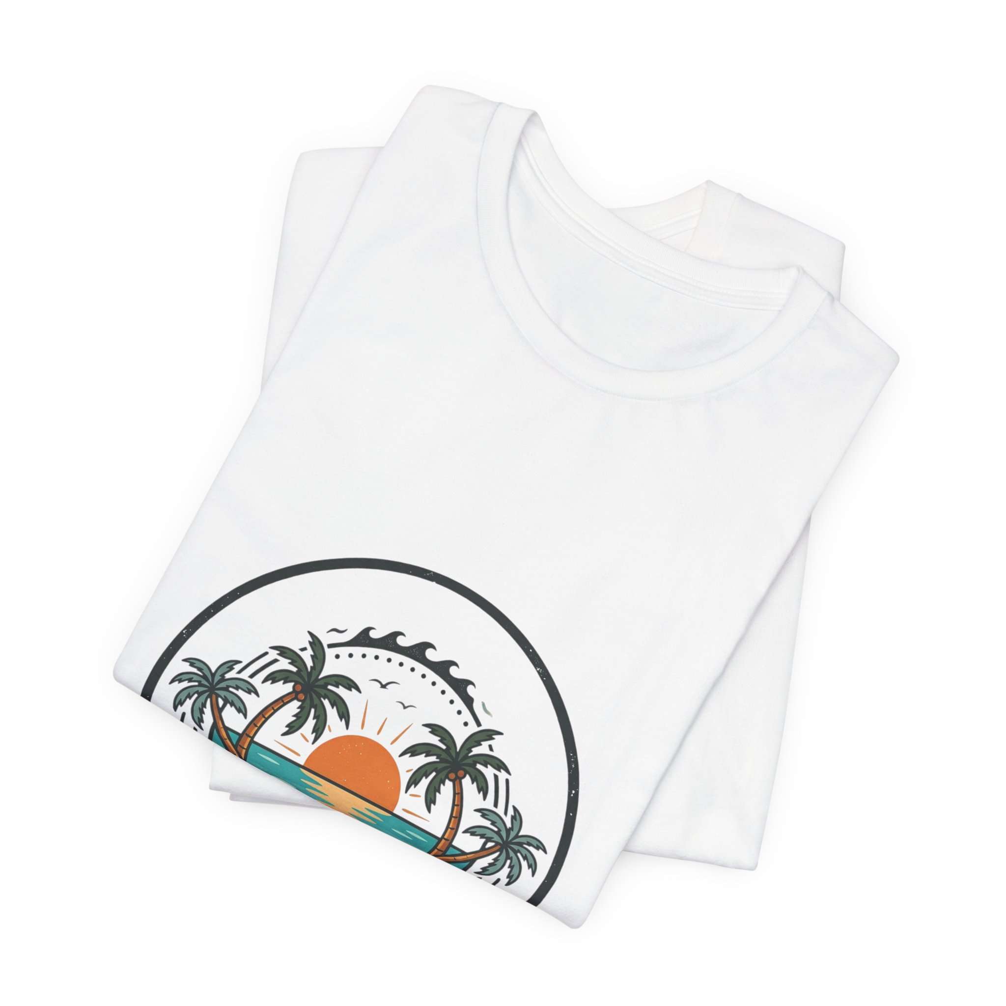 Sunset Beach Circle Tee | family vacation, matching group shirts - Image 3