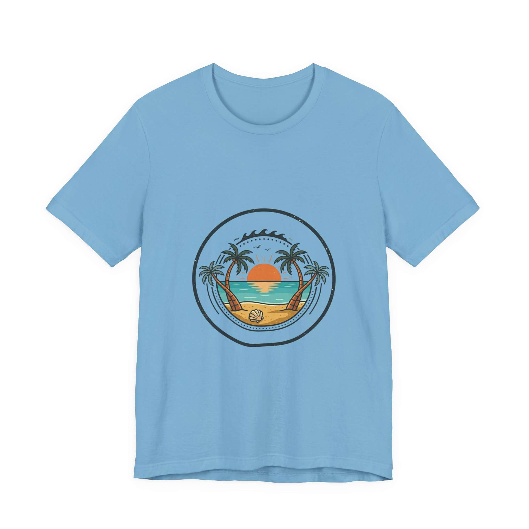 Sunset Beach Circle Tee | family vacation, matching group shirts - Image 5