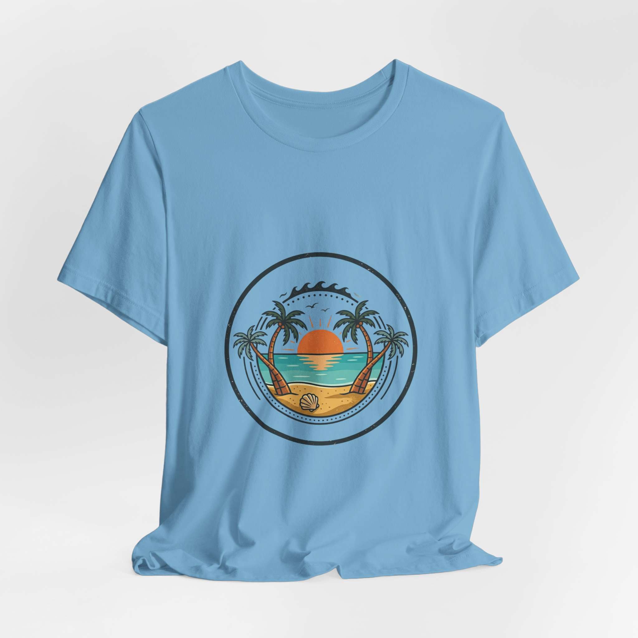 Sunset Beach Circle Tee | family vacation, matching group shirts - Image 8