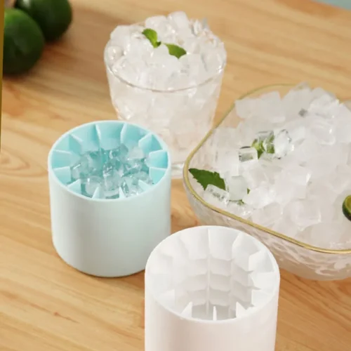 Silicone Ice Cube Mold Round Ice Bucket - GMP Cart