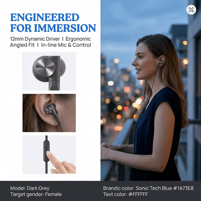 Sony MDR-XB55AP Earbuds with Heavy Bass - Image 5